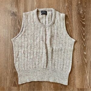 Vintage Puritan Aquaknit Sweater Vest Pure Wool XL